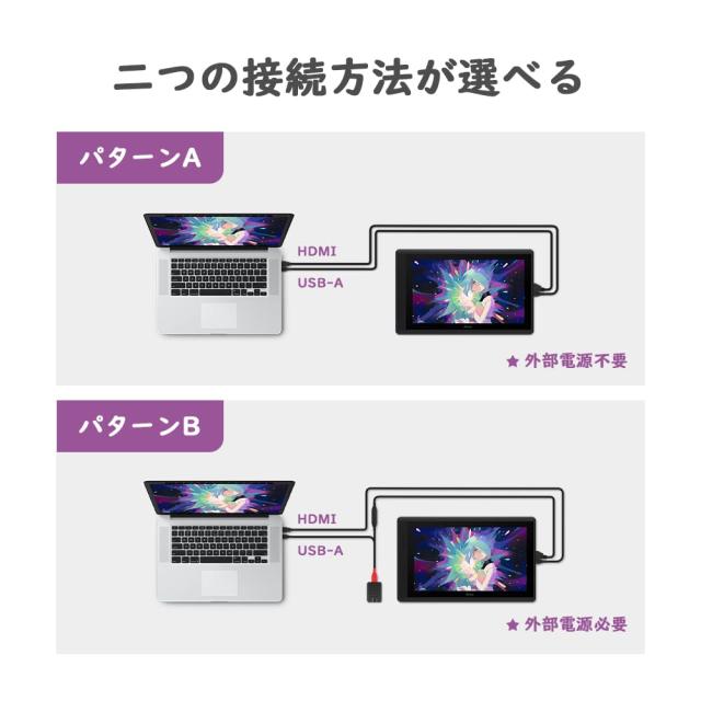 Artisul 液タブ 液晶タブレット IPSパネル 液タブモード/板タブモード Mac・Windowsに対応 液晶ペンタブレット 15.6インチ【Artisul D16_5