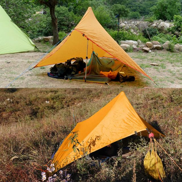 ポールテント 登山用 テント 両面シリコーン 引き裂き 超軽量 防水 防風 設営 Amazon | 2人用 ポールテント 登山用 テント 両面シリコーン