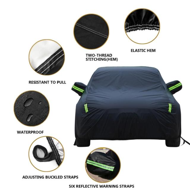 Heinmo 車のカバー 全天候型 防水 防塵 防雨 クーパーR55 R56 R60 F54 F55 F56 F60Clubman Countryman (Two Door)_1