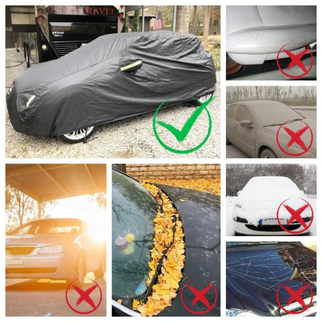 Heinmo 車のカバー 全天候型 防水 防塵 防雨 クーパーR55 R56 R60 F54 F55 F56 F60Clubman Countryman (Two Door)_2