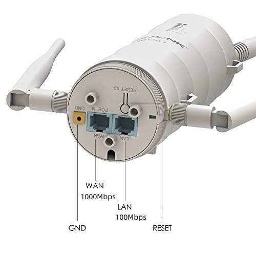 WAVLINK WiFi 無線LAN 中継器 屋外 アクセスポイント AP機 11ac 300+867Mbps デュアルバンド  4つ7dbi強力なアンテナ 防水デザイン PoE給｜au PAY マーケット