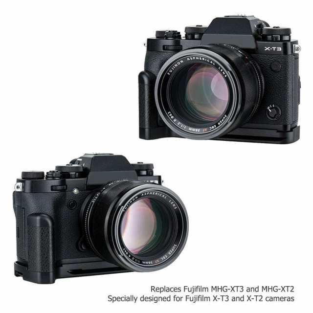 JJC 金属 ハンドグリップ Fuji Fujifilm X-T3 X-T2 XT3 XT2 カメラ適用 MHG-XT3 MHG-XT2  互換の通販はau PAY マーケット - libra shop | au PAY マーケット－通販サイト