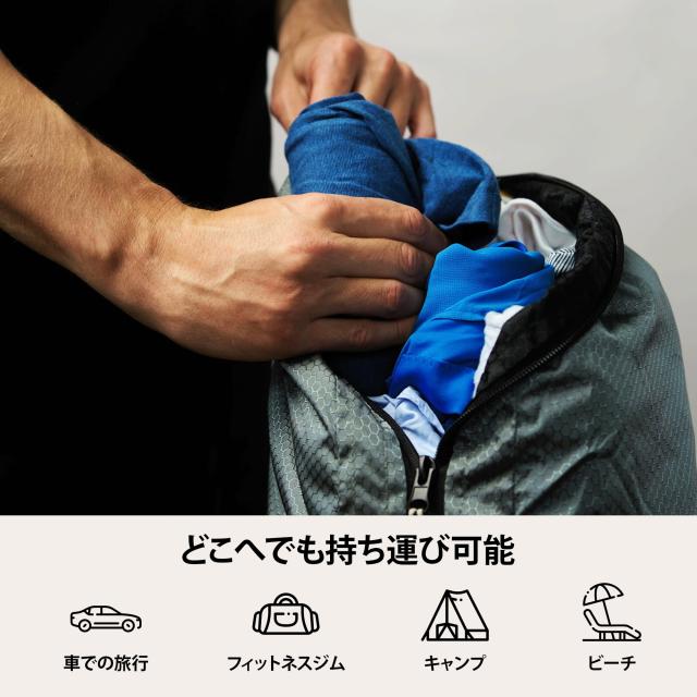 trtl パッキングポッド - 旅行用パッキングキューブ - 防水素材の圧縮パッキングキューブ - 3つのキューブサイズ（小、中、大）が付属_4