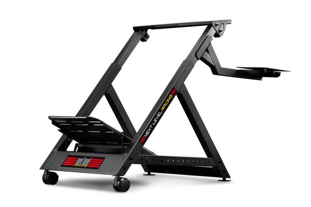 Next Level Racing ホイールスタンド Wheel Stand DD 炭素鋼フレーム ホイール・ペダル位置調整可能 NLR-S013 【国内正規品】