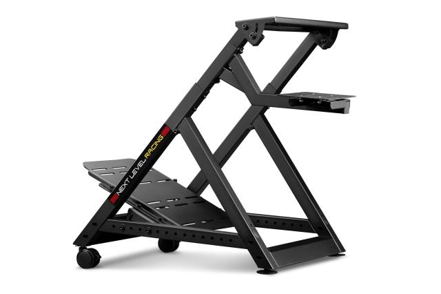 Next Level Racing ホイールスタンド Wheel Stand DD 炭素鋼フレーム ホイール・ペダル位置調整可能 NLR-S013 【国内正規品】