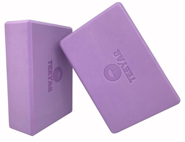 TEEYAR ヨガブロック 2個セット 3サイズ 23 x 15 x 7.4/7.6cm(高密度