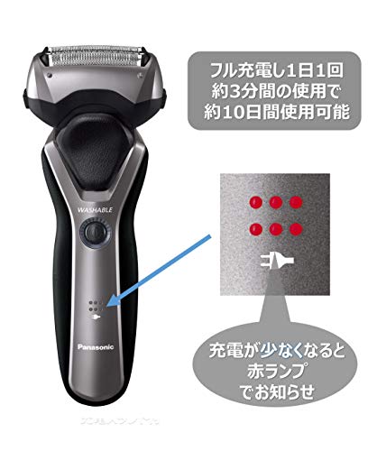パナソニック メンズシェーバー 3枚刃 グレー ES-RT28-H_4