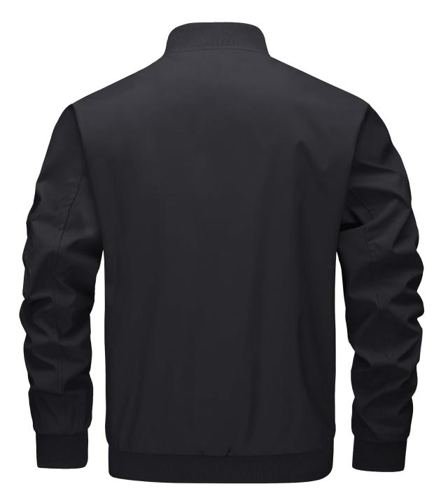 [KEFITEVD] ジャンパー メンズ 黒 ミリタリージャケット ストリート ワークウエア 大きいサイズ ライダースジャケット アメリカン 作業着