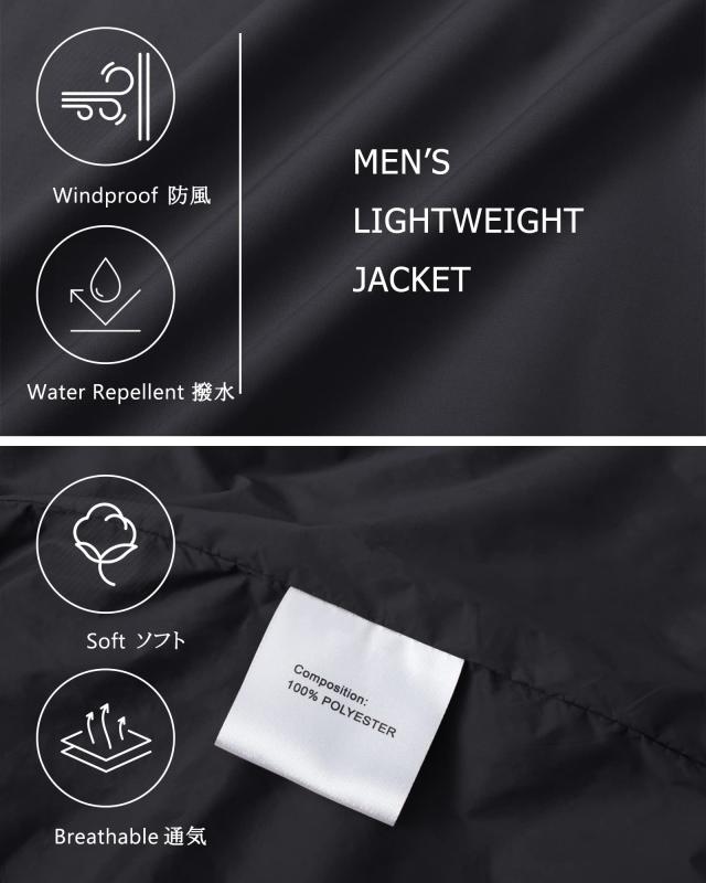 [KEFITEVD] ジャンパー メンズ 黒 ミリタリージャケット ストリート ワークウエア 大きいサイズ ライダースジャケット アメリカン 作業着