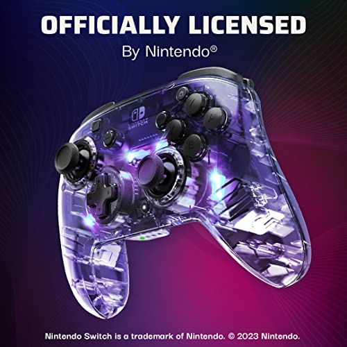 PDP Afterglow スイッチ ワイレス Pro コントローラー Amazon.com: PDP Gaming Afterglow Wave Wireless Nintendo Switch Pro
