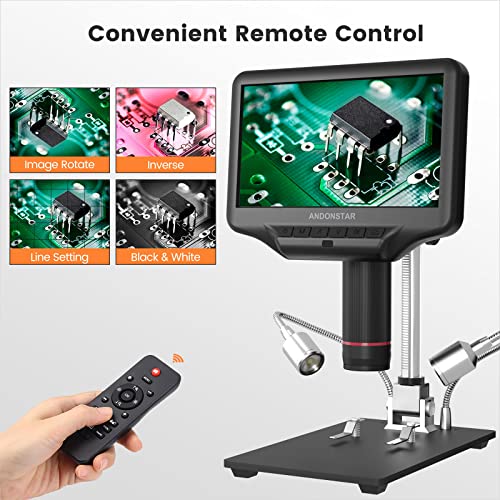 Andonstar AD407 7インチ HDMIはんだ付け デジタル顕微鏡 2 Amazon.com : Andonstar AD407 3D HDMI Soldering Digital