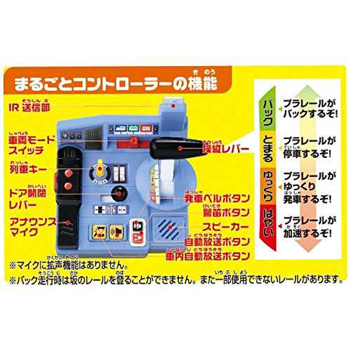 タカラトミー 『 プラレール 乗車確認! 出発進行! まるごと鉄道体験! E5系 はやぶさコントロールセット 』 電車 列車 おもちゃ 3歳以上
