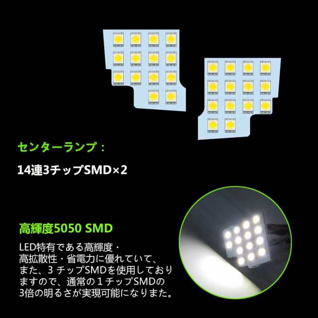 ZXREEK スバル レヴォーグ VM系 LED ルームランプ 車種専用設計 SUBARU LEVORG 室内灯 6000K ホワイト 3 Chip  72 ? 全7点 (スバル レヴォの通販はau PAY マーケット - ふうまりストア | au PAY マーケット－通販サイト