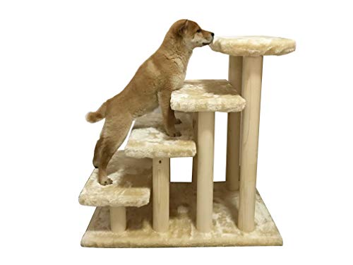 猫 ステップ 猫用 階段ペット ソファー 階段 ドッグステップ ペットゲート純木 猫用 階段 ペット階段 犬用階段 犬 ステップ ソファ 階段_6