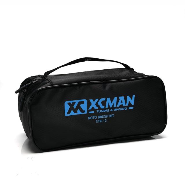 XCMAN スノーボード用ナイロン、ブロンズ、コルク、馬毛ブラシ ロータリーブラシ、シングルシャフト(ハンドル)の４点セット、100 mm長さ_7