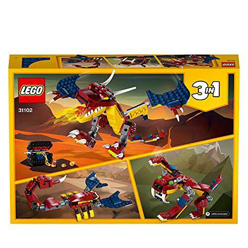 レゴ(LEGO) クリエイター ファイヤー・ドラゴン 31102 7才以上の通販は 