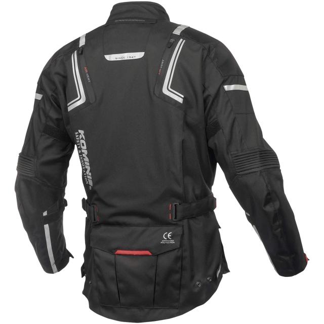 [KOMINE] バイク用 フルイヤージャケット JK-597 1283 オールシーズン向け 防水 防寒 CE規格 ストレッチ素材 プロテクター 07-597 メンズ_1