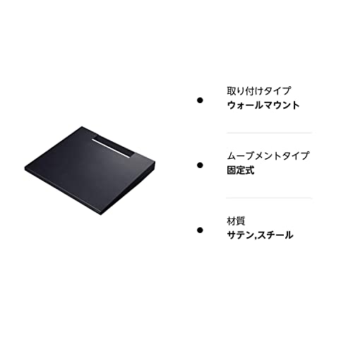 EQUALS イコールズ WALL テレビスタンド V2・V3・V5・S1対応棚板(幅47cmx奥行41.5cm) ラージサイズ サテンブラック_9