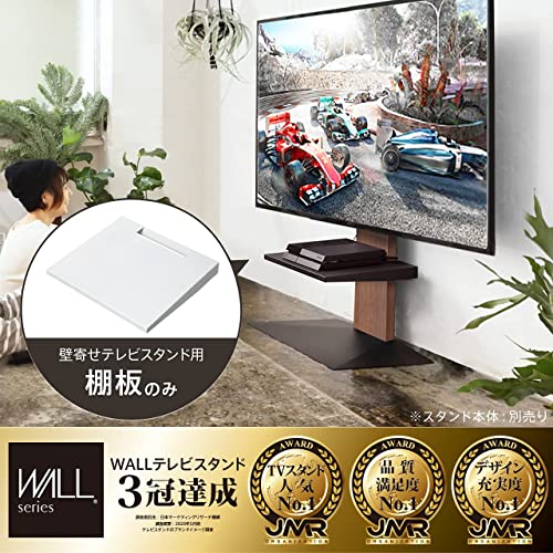 EQUALS イコールズ WALL テレビスタンド V2・V3・V5・S1対応棚板(幅47cmx奥行41.5cm) ラージサイズ サテンブラック_1