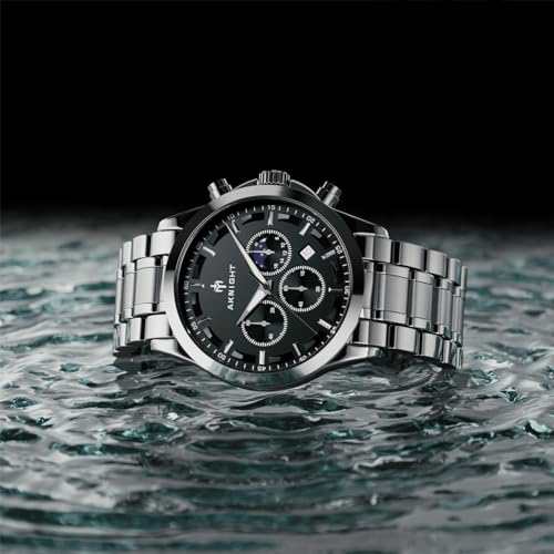 BENYAR AKNIGHT 腕時計メンズ 日本製クォーツ ステンレス鋼 革