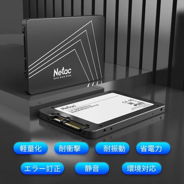 Netac SSD 2TB 内蔵 SATA3.0 7mm 3D Nand TLC採用 正規品3年保証 PS4 SSD 内蔵/SSD 2.5インチ デスクトップ - 取り付けが簡単/耐衝撃/耐_2