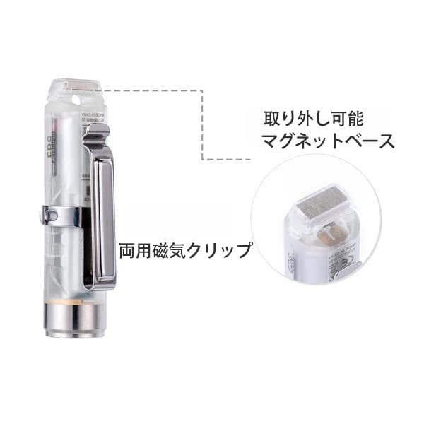 RovyVon Aurora A7-G4 キーホルダー型懐中電灯、650ルーメン スーパー