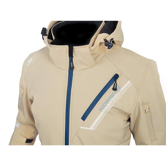 モ*ん様 [KOMINE] バイク用プロテクトソフトシェルウィンターパーカ　WL KOMINE] バイク用 プロテクトソフトシェルウインターパーカ JK