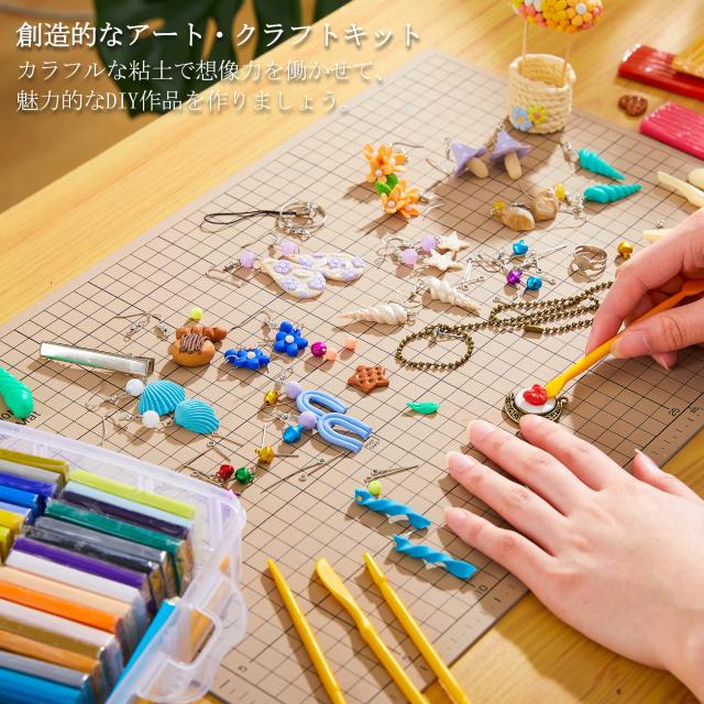 Shuttle Art オーブン粘土 ポリマークレイ 60色セット ポリマー
