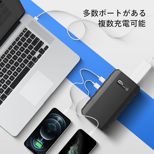 ポータブル電源 AC出力対応 モバイルバッテリー 88Wh 24000mAh 大容量 薄型 超急速充電対応 緊急・災害時バックアップ用電源  MacBook/ノの通販はau PAY マーケット - Litlulu Meena | au PAY マーケット－通販サイト