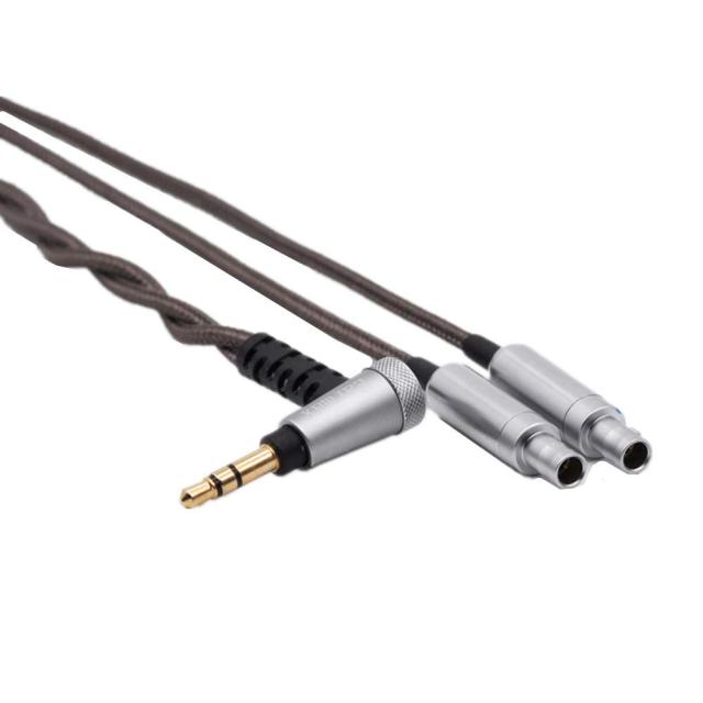 単結晶銅 Sennheiser ゼンハイザー HD800 HD800s HD820 対応アップグレード・ケーブル【 プラグ 3.5mm 】ビバボ Dharma D1000 対応 交換