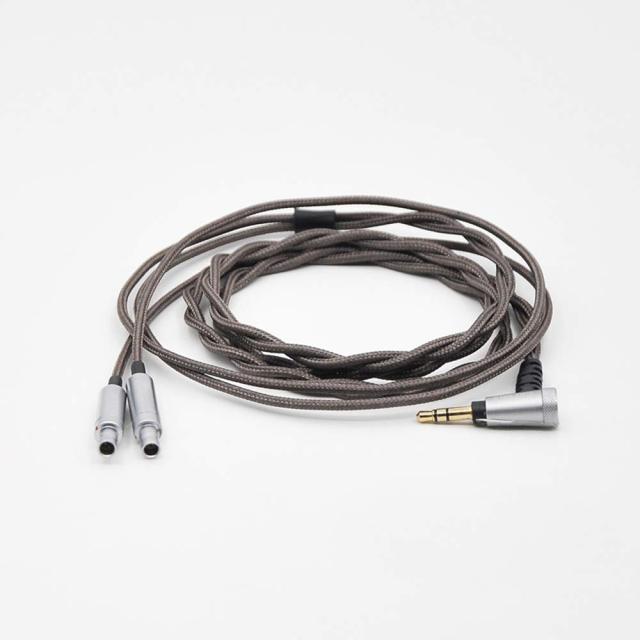 単結晶銅 Sennheiser ゼンハイザー HD800 HD800s HD820 対応アップグレード・ケーブル【 プラグ 3.5mm 】ビバボ Dharma D1000 対応 交換
