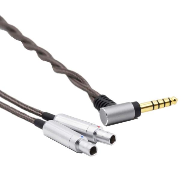 単結晶銅 Sennheiser ゼンハイザー HD800 HD800s HD820 対応アップグレード・ケーブル【プラグ 4.4mm 5極 バランス】ビバボ Dharma D1000