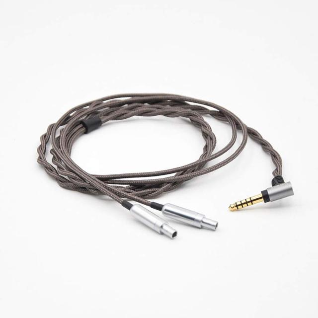 単結晶銅 Sennheiser ゼンハイザー HD800 HD800s HD820 対応アップグレード・ケーブル【プラグ 4.4mm 5極 バランス】ビバボ Dharma D1000
