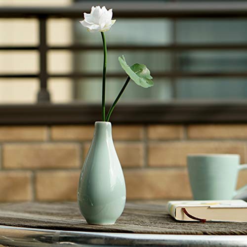 龍泉青磁 「水滴」 花器 花瓶一輪挿し フラワーベース スモール 龍泉青磁 「水滴」 花器 花瓶一輪挿し フラワーベース スモール