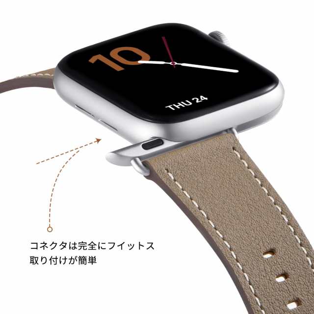 LOVLEOP アップルウォッチ バンド レザー 本革製 コンパチブル Apple