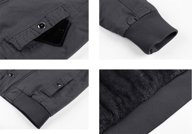 [KEFITEVD] メンズ アーミー服 米軍 ジップアップジャケット ライダース コットン ジャンバー タクティカル 保温 制服 ポケット 秋服 ス KEFITEVD] メンズ アーミー服 米軍 ジップアップジャケット ライダース