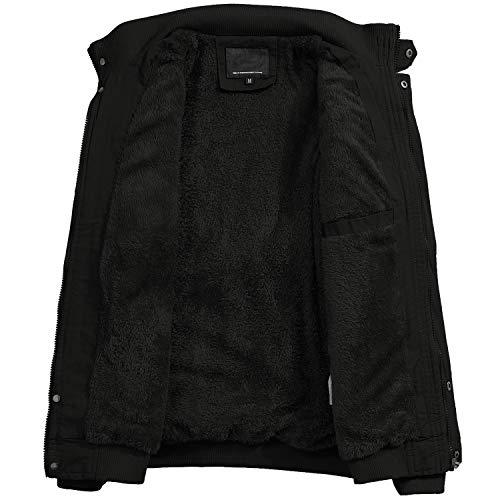 KEFITEVD] 防寒ジャンパー 綿 ジャケット メンズ アーミージャケット