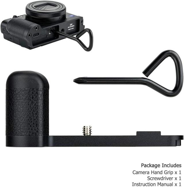 JJC 金属 ハンドグリップ Sony RX100 VII RX100M7 専用 電池交換便利