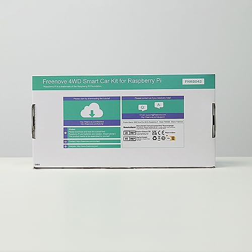 Freenove 4WD スマートカーキット Raspberry Pi 4 B 3 B+ B A+ 用、フェイストラッキング、ライントラッキング、ライトトレース、障害物の通販は