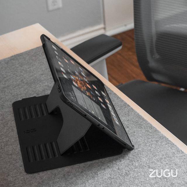 ZUGU iPad 第9 / 8 / 7世代 ケース (2021, 2020, 2019) 10.2インチ 極薄 落下衝撃保護 ８段階 スタンド 機能 オートスリープ ペンホルダ_6