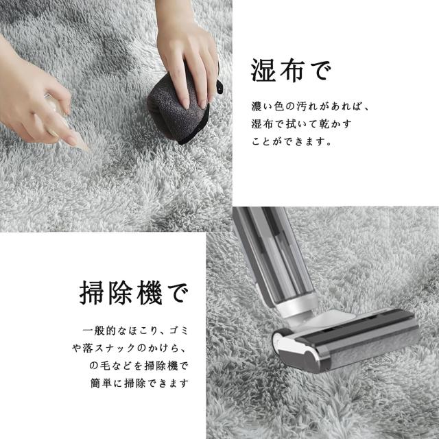 【色: グレー】カーペット SpyFlyLie 洗えるラグ 北欧 長方形 ラグマ カーペット SpyFlyLie 洗えるラグ 北欧 長方形 ラグマット極厚毛足約