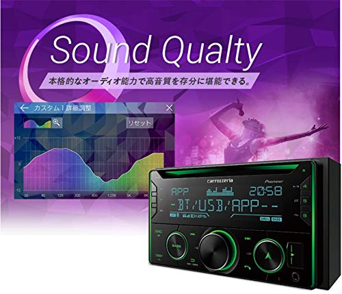 パイオニア オーディオ FH-4600 2D CD Bluetooth USB iPod iPhone AUX カロッツェリア