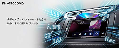 Pioneer パイオニア ディスプレイオーディオ FH-6500DVD 6.8