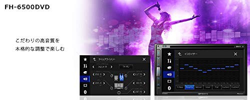 Pioneer パイオニア ディスプレイオーディオ FH-6500DVD 6.8
