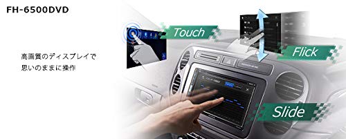 パイオニア ディスプレイオーディオ FH-6500DVD 6.8インチ 2DIN CD DVD USB Bluetooth iPod iPhone AUX DSP カロッツェリア_3