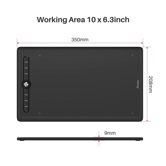 Artisul ペンタブ 板タブ スマホで使える 傾き検出機能 エクスプレス