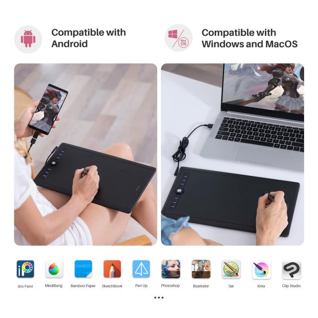Artisul ペンタブ 板タブ スマホで使える 傾き検出機能 エクスプレスキー Artisul ペンタブ 板タブ スマホで使える 傾き検出機能 エクスプレス
