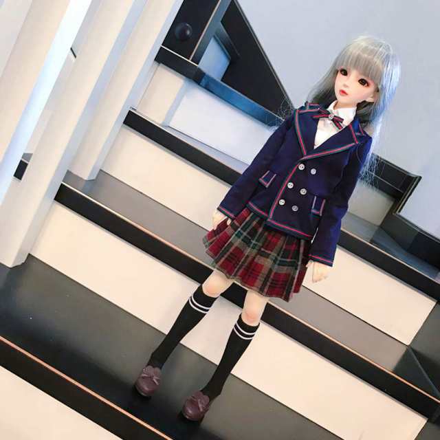rakulifey 1/4ドール服 学校制服 人形着せ替え ドールアウト