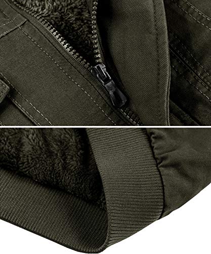 TACVASEN] モッズコート メンズ 防寒性 コート 厚手 フィールド