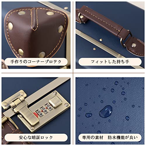 革トランク　新品　未使用　ダイヤルロック　大きめ　入手困難 ヴィンテージ 本革 トランクケース キャメル ダイヤルロック
